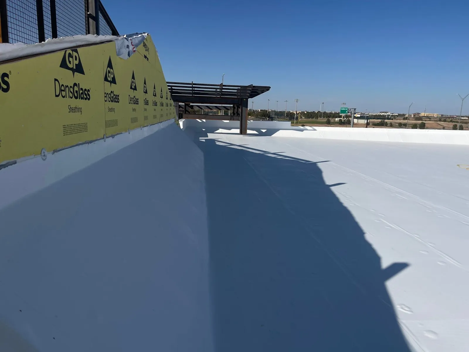 Completed roof detail