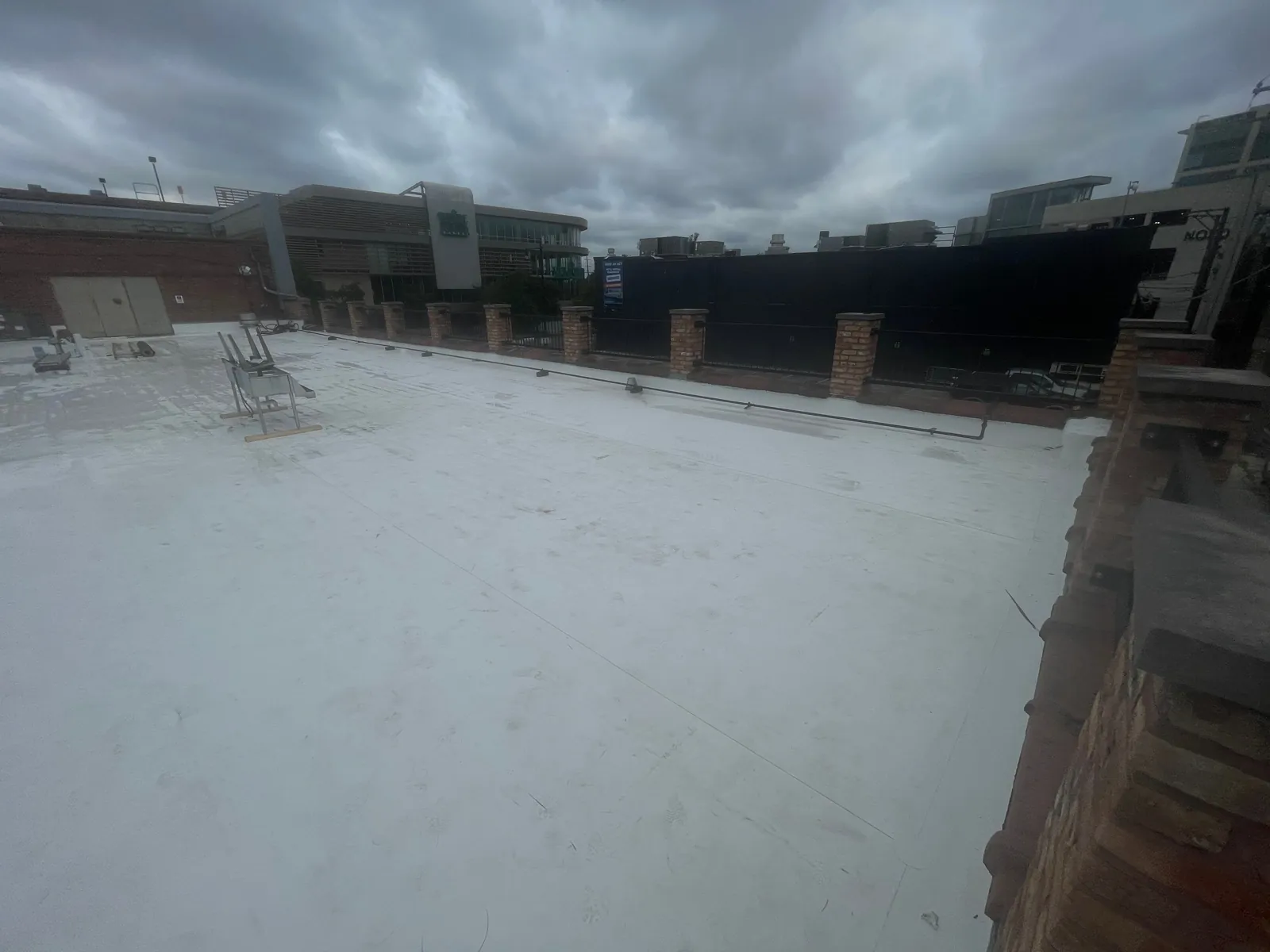 Finished roof, final walk