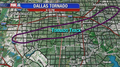 Dallas Tornado Damage - 2019