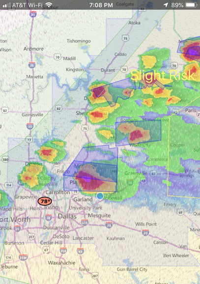 DFW Hail Storms