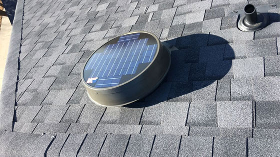 Solar Roof Ventilation