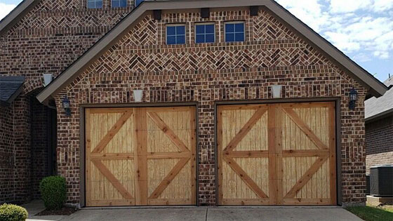 Wood Carriage House Doors